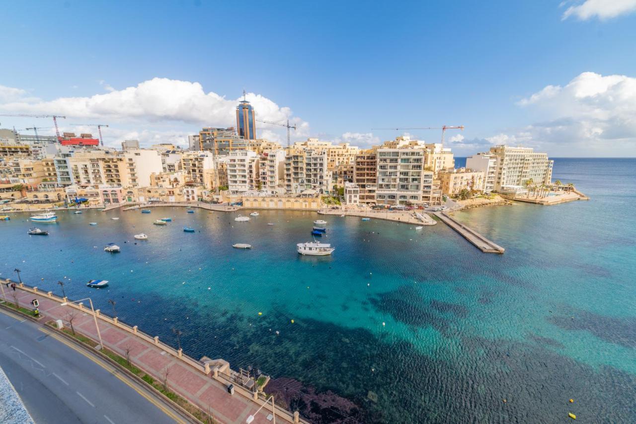 Amazing Views Of Spinola Bay In Heart Of Stjulians-Hosted By Sweetstay Saint Julian's Екстериор снимка